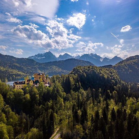 Ferienwohnung Landhaus Helga Unterm Schloss 施万高 外观 照片