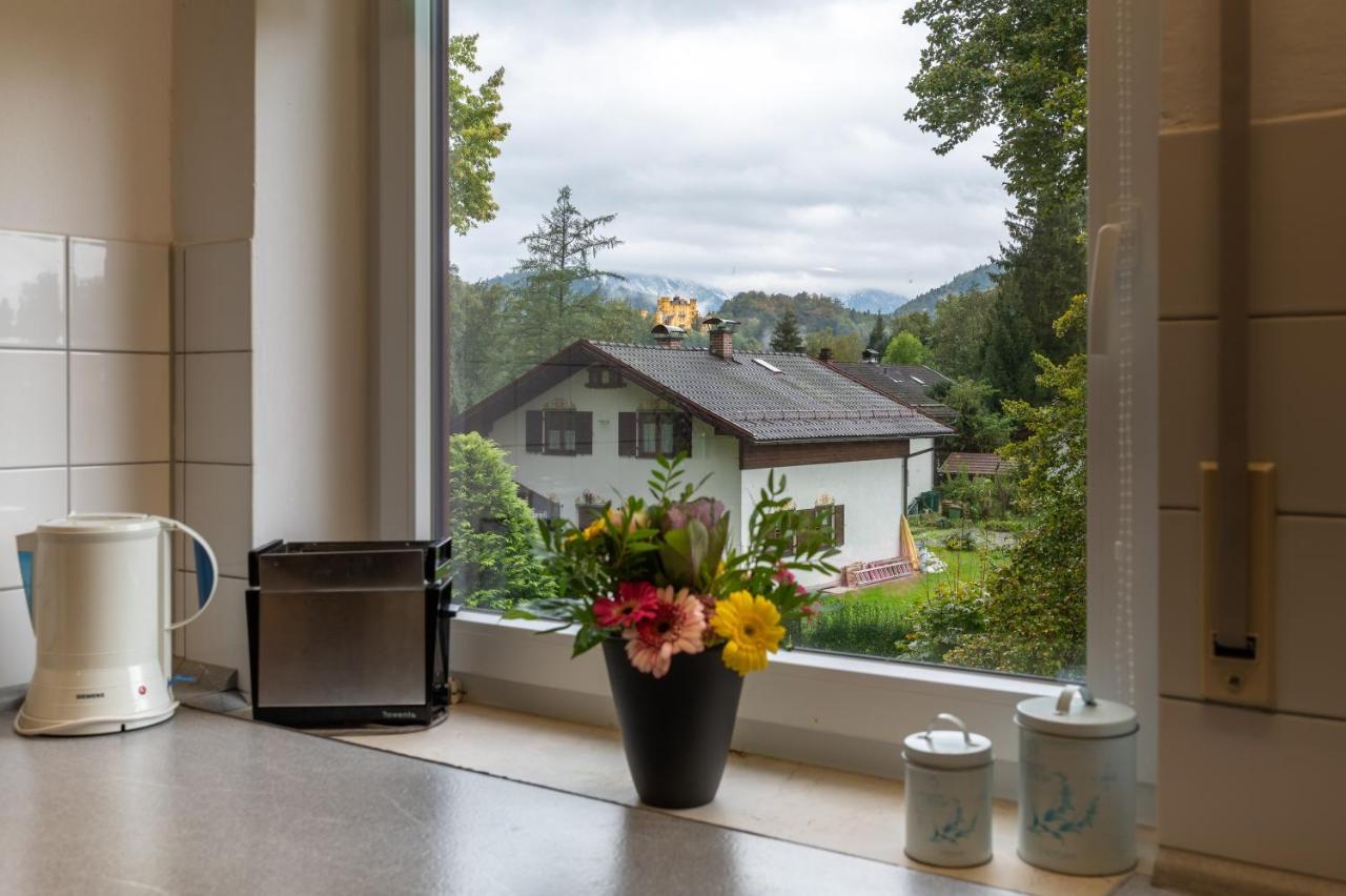 Ferienwohnung Landhaus Helga Unterm Schloss 施万高 外观 照片