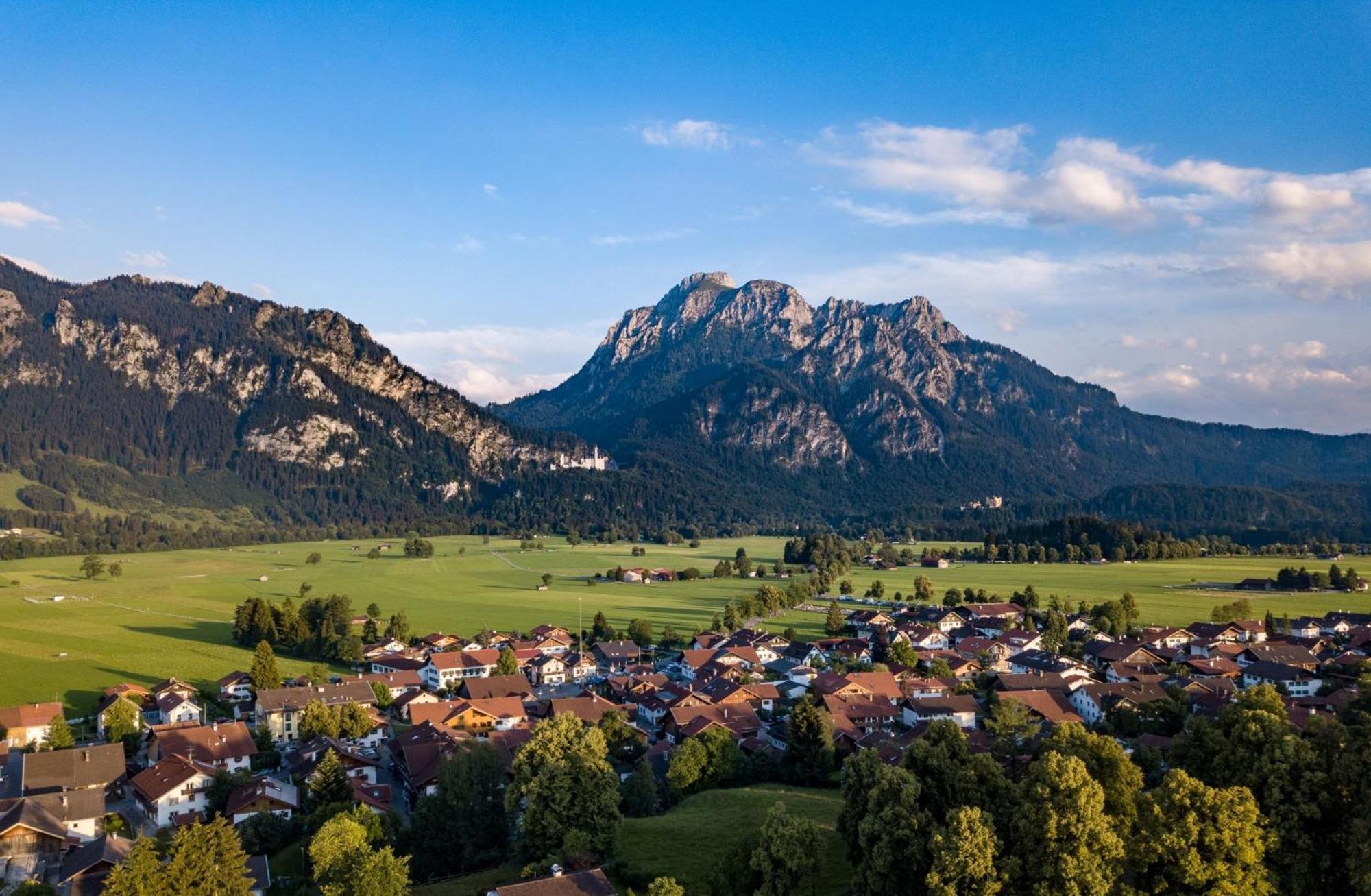 Ferienwohnung Landhaus Helga Unterm Schloss 施万高 外观 照片