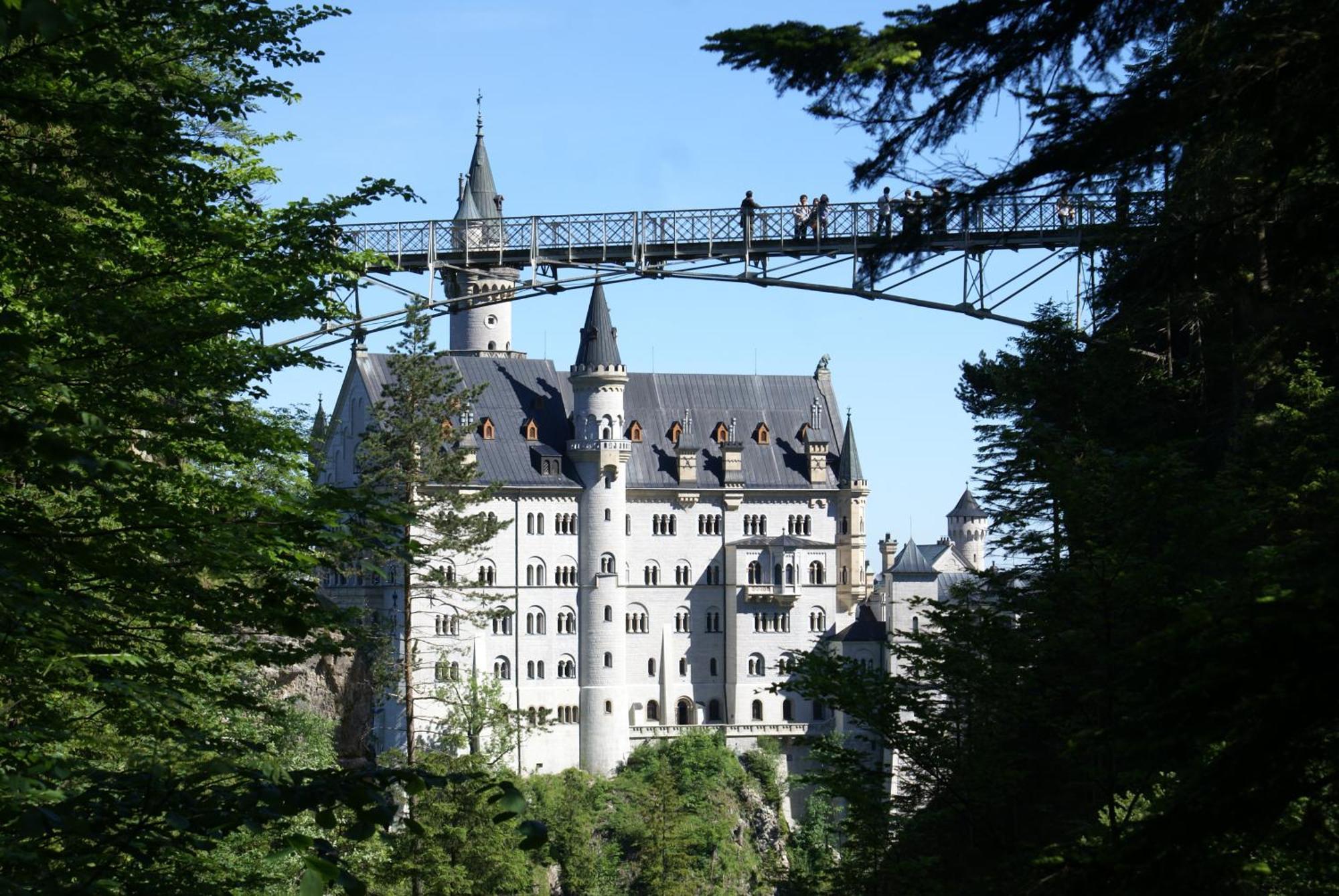 Ferienwohnung Landhaus Helga Unterm Schloss 施万高 外观 照片