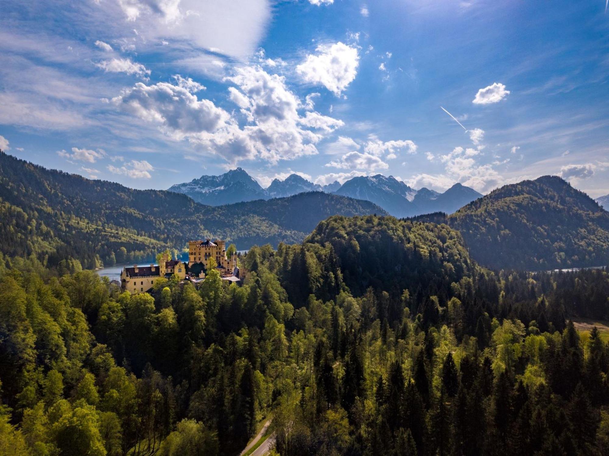 Ferienwohnung Landhaus Helga Unterm Schloss 施万高 外观 照片